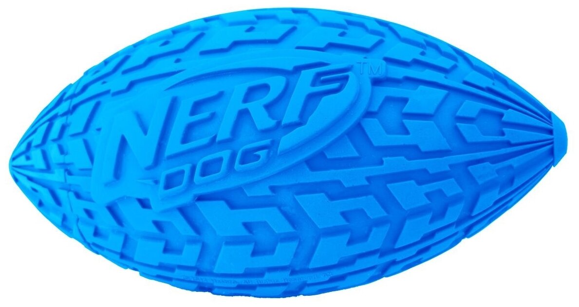 Nerf РП Мяч для регби резиновый пищащий, 15 см