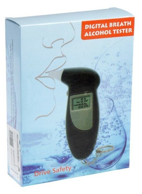 Алкотестер ЖК-экран Алкотестер персональный Digital Breath Alcohol Tester