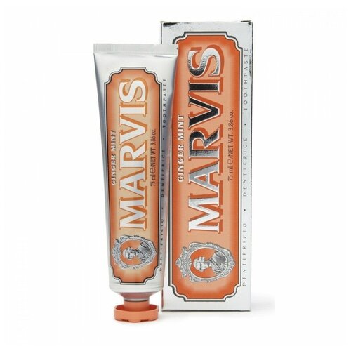 Marvis Ginger Mint - Зубная паста Мята и имбирь 85 мл marvis набор для ухода за полостью рта toothpaste travel set