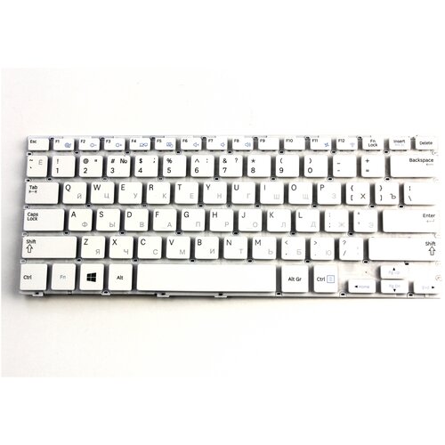 Клавиатура для ноутбука Samsung NP915S3 белая p/n: BA59-03783C, BA59-03783D, CNBA5903783CBIH, CNBA5