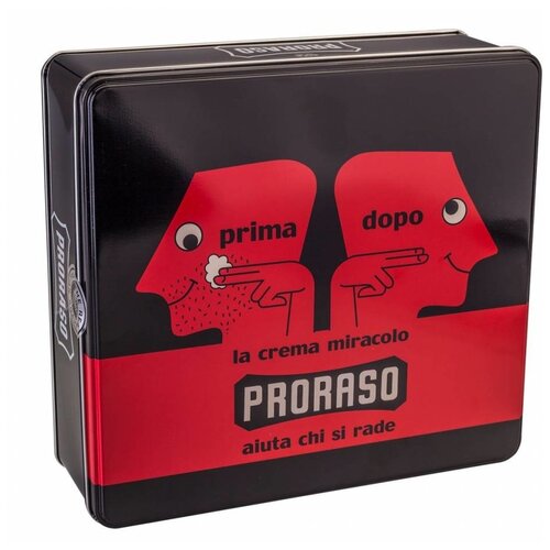 Набор для бритья Красная Primadopo Proraso, 600 г, 350 мл