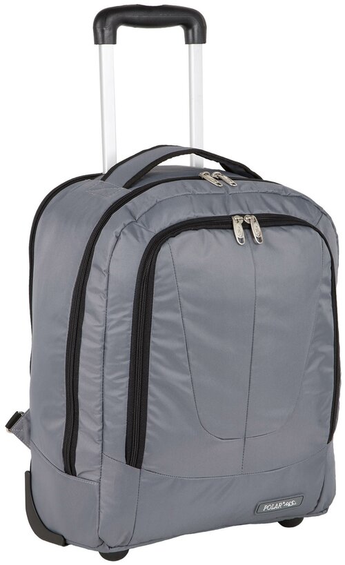 Чемодан-рюкзак POLAR, 35 л, размер S, серый