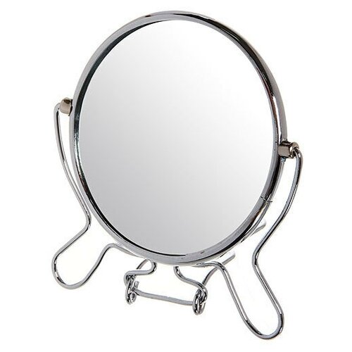 Зеркало настольное в металлической оправе «Модерн» круг, одностороннее d9,5см зеркало настольное в металлической оправе модерн круг одностороннее d17см