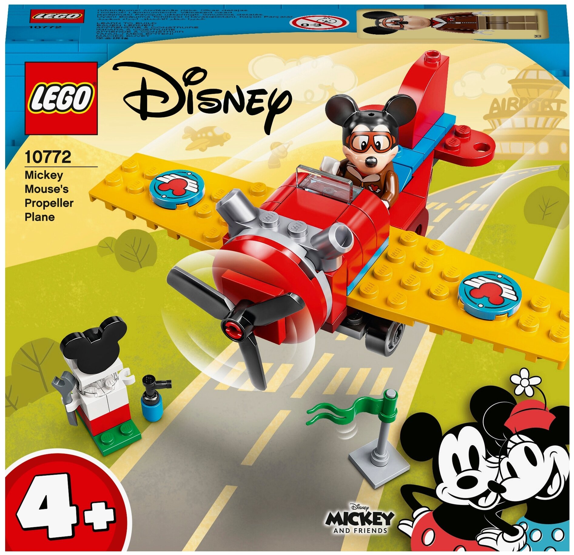 Конструктор LEGO Mickey and Friends Винтовой самолёт Микки - фото №1