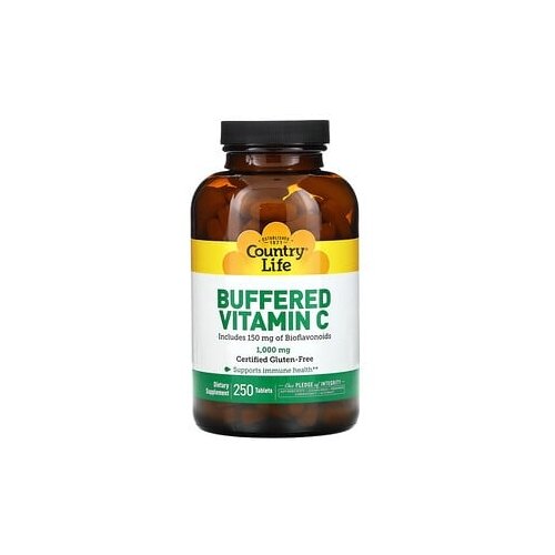 Таблетки Country Life Buffered Vitamin C 1000 мг, 860 г, 250 шт.