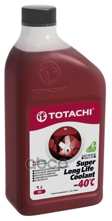 Охлаждающая Жидкость Totachi Super Llc Red -40c 1л TOTACHI арт. 41801