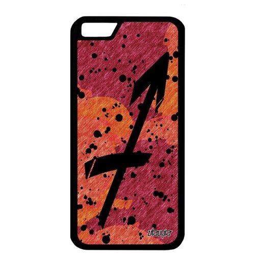 фото Дизайнерский чехол на смартфон // iphone 6s // "знак зодиака стрелец" дизайн стиль, utaupia, оранжевый