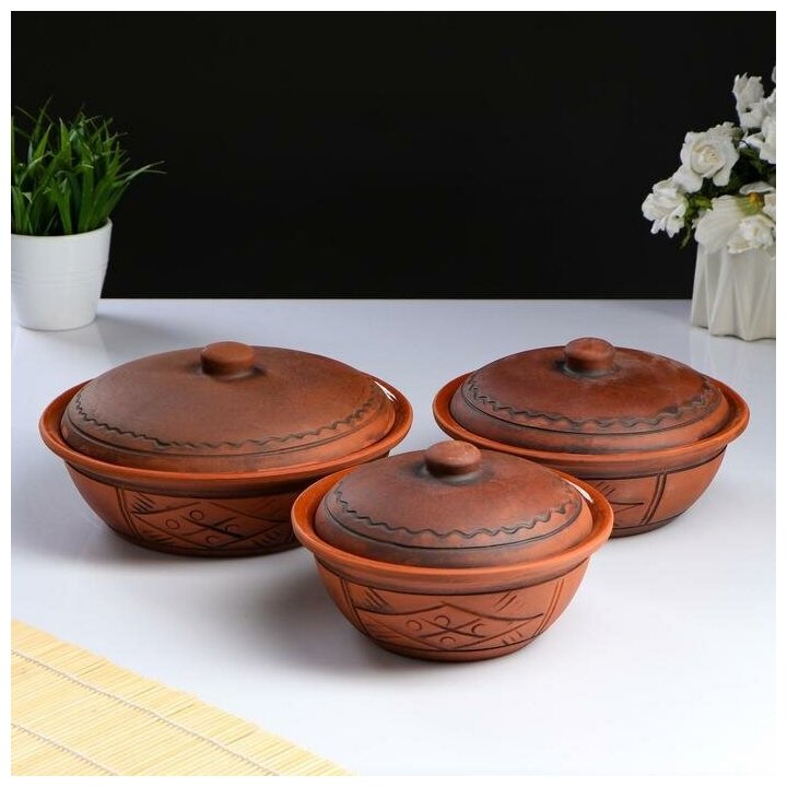 фото Набор для микроволновой печи "Радость" 0,8/0,6/0,5л, молочение