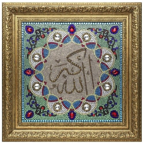 Преобрана 0204 Бог Велик Аллаху Акбар 28 x 28 см Набор - выкладывание стразами