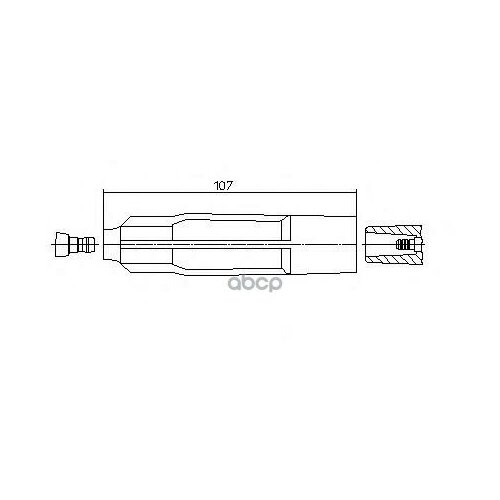 BREMI 13343/2 (0001593542 / 0001593642 / 00A035255) вилка, свеча зажигания