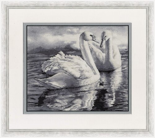 Изображение товара Набор для вышивания «Золотое Руно» З-055 Два лебедя