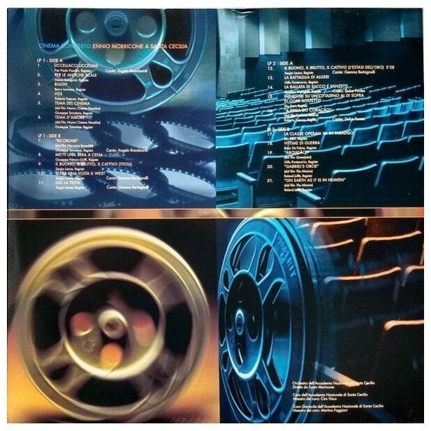 Саундтрек СаундтрекEnnio Morricone - Cinema Concerto (2 LP) Sony Music - фото №3