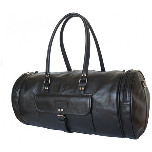 фото Кожаная дорожная сумка carlo gattini classico belforte 4011-01 black
