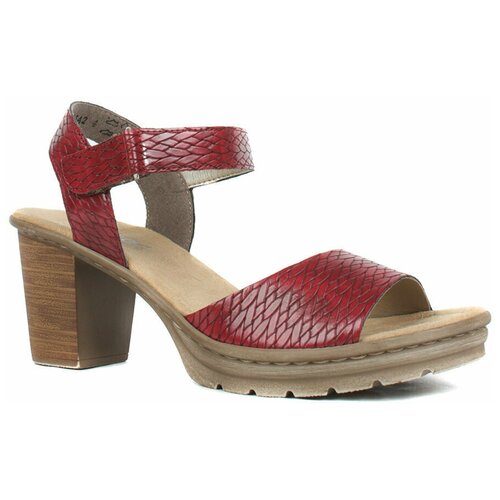 фото Босоножки rieker, размер 38, красный