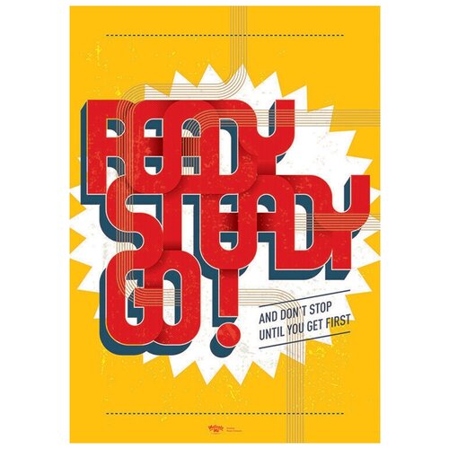 Мотивационный интерьерный постер мотиватор 