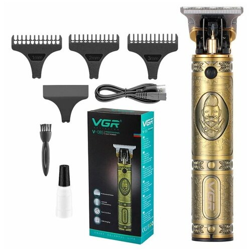 Триммер беспроводной для стрижки волос бороды и усов с аккумулятором высокой емкости Professional Hair Trimmer VGR-085 123000₽