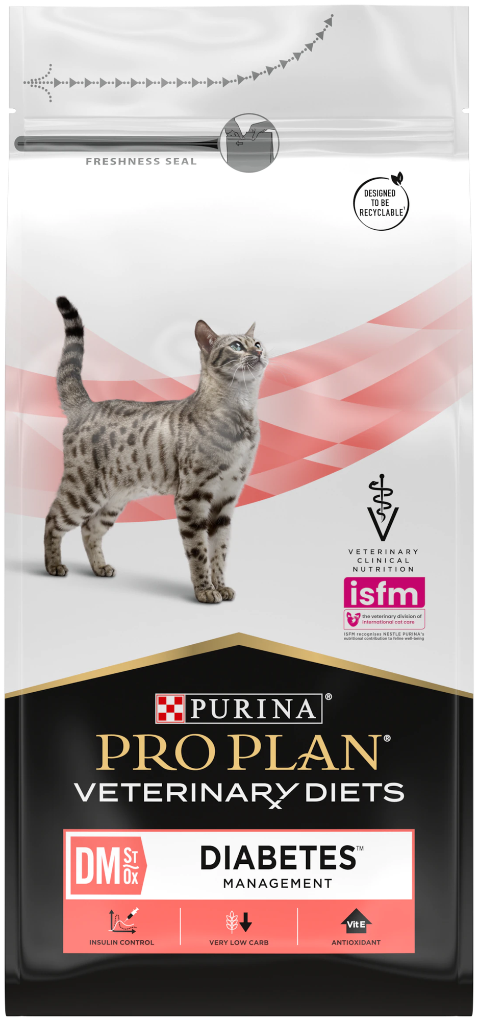 Pro Plan Veterinary Diets / Сухой корм Purina Pro Plan Diets (DM) Diabetes Management для кошек при сахарном диабете 1.5 кг - фотография № 1