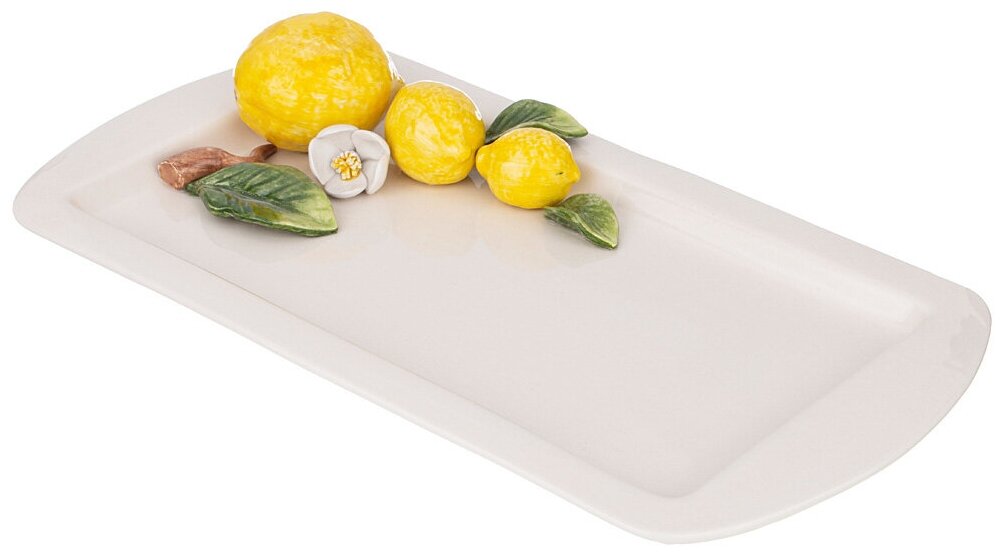 Блюдо Annaluma сервировочное лимоны 38х20 см (628-716)