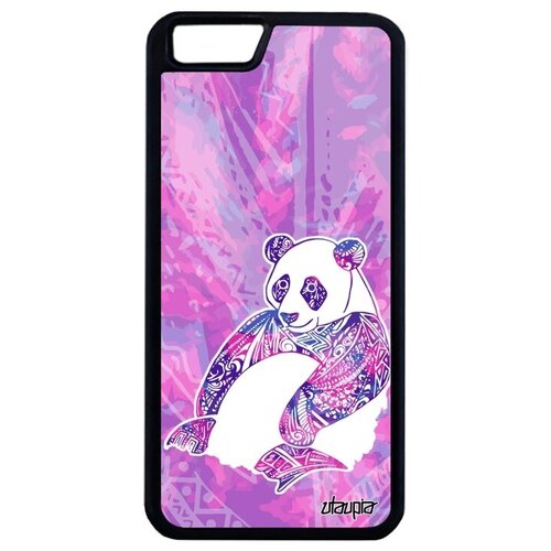 фото Защитный чехол на мобильный // iphone 6 plus // "панда" азия детеныш, utaupia, розовый