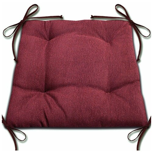 фото Подушка для сидения nadzejka "анита", бордовый