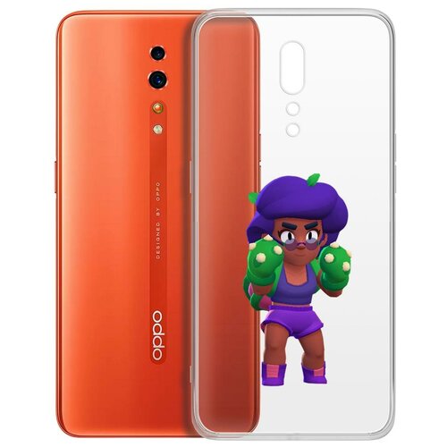 фото Чехол-накладка clear case brawl stars-роза для oppo reno z krutoff group