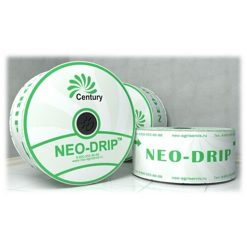 Капельная лента эмиттерная Neo-Drip, шаг 20 см, 2,40л/ч капельная лента эмиттерная neo drip p16мм 6mil шаг 30 1 6л ч