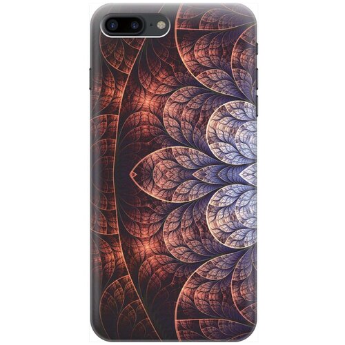 фото Re:paчехол - накладка artcolor для apple iphone 8 plus / 7 plus с принтом "умиротворенность"