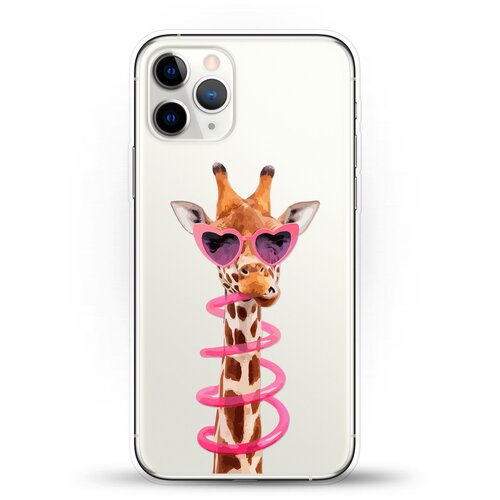 фото Силиконовый чехол жираф на apple iphone 11 pro andy & paul