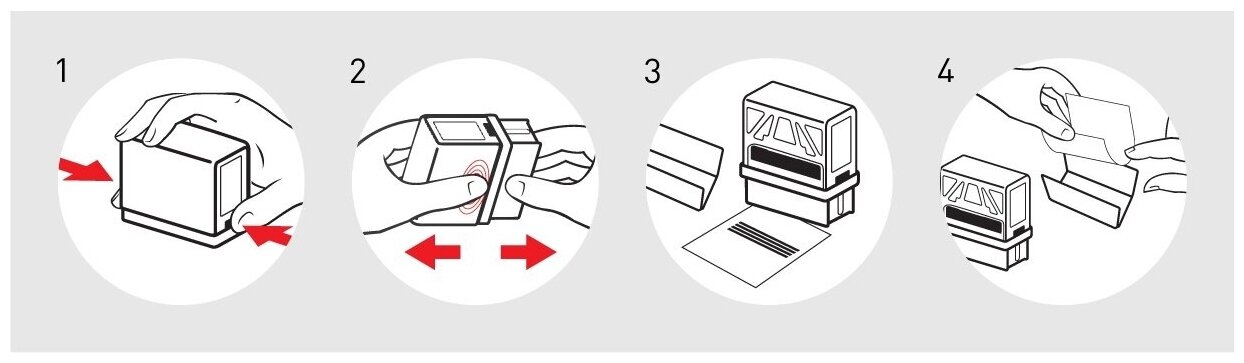 Оснастка Colop Printer 20 Standart для печати, штампа, факсимиле. Поле: 38х14 мм. — фото 6