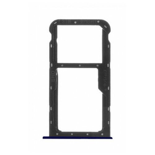 Лоток для SIM-карты Huawei Honor 7X синий