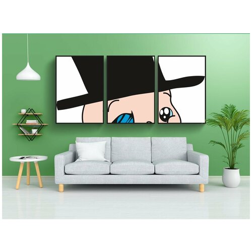 фото Набор модулных постеров для интерьера "ребенок, детка, маленькая вещь" 60x90 см. в тубусе, без рамки lotsprints