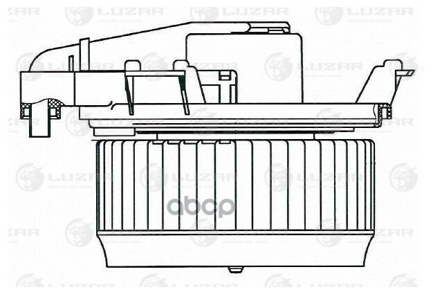 Мотор Печки Toyota Rav 4 (06-)/Rav 4 (13-)/Corolla (13-) Luzar арт. LFh1920