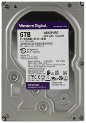 Жесткий диск WD Purple WD62PURX 6Tb SATA-III