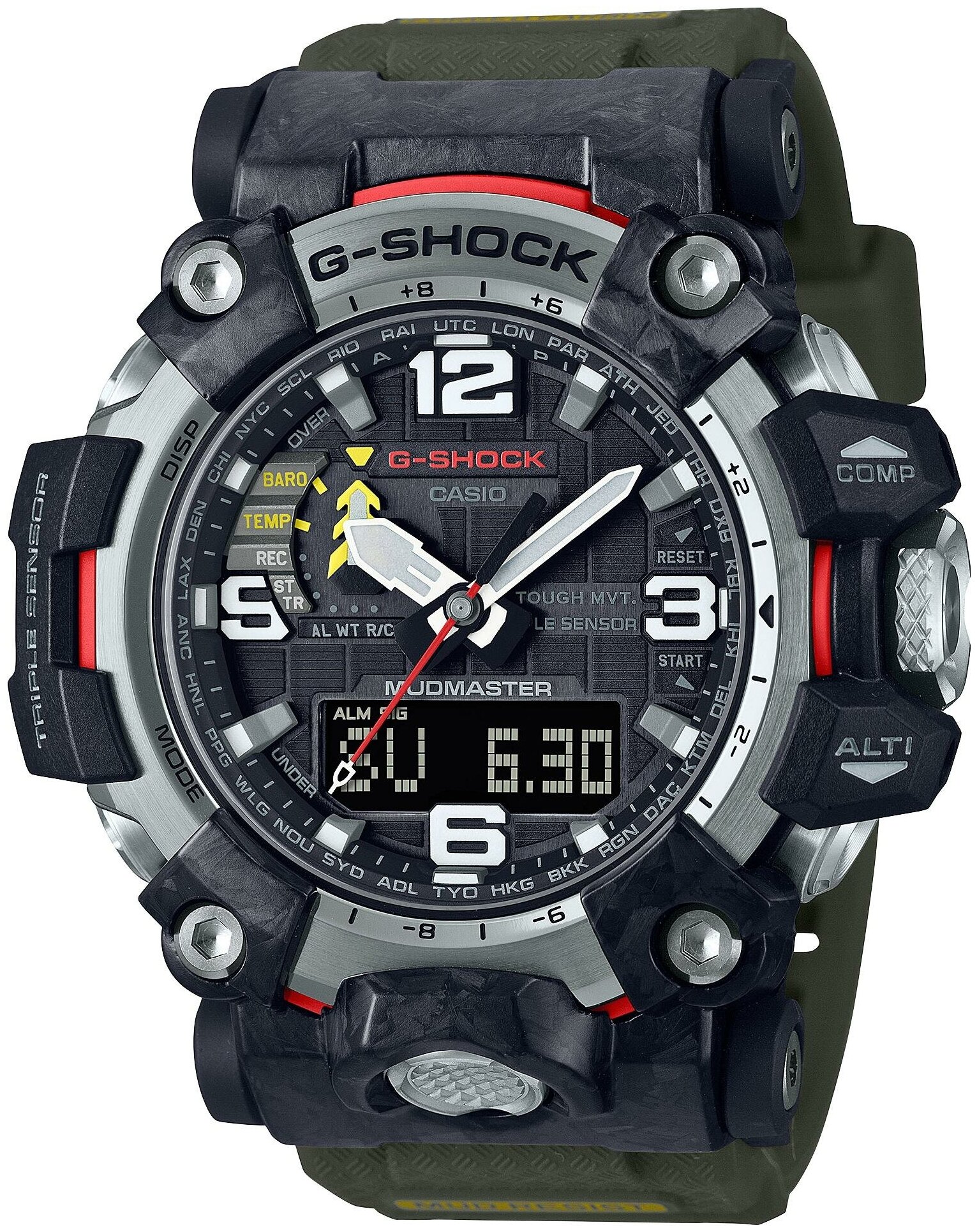 Часы наручные мужские Casio G-Shock Mudmaster GWG-2000-1A3ER