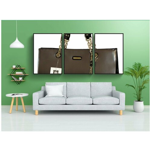 фото Набор модулных постеров для интерьера "сумочка, кошелек, мода" 60x90 см. в тубусе, без рамки lotsprints