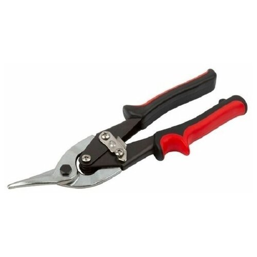 USP 41471 Ножницы по металлу с прорезиненными двухкомпонентными ручками, усиленные левые 250 мм