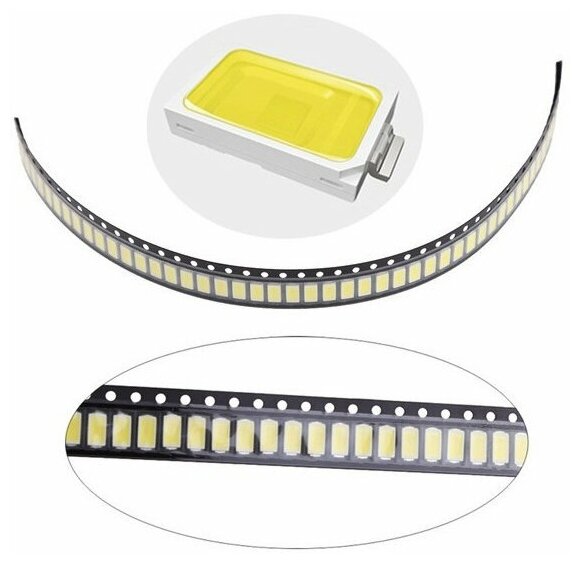 SMD 5730 LED Светодиод белый 3V (1 штука) - фотография № 1