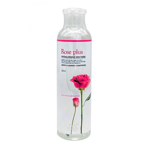Тоник для лица с экстрактом розы Eco Branch Rose Plus Hypoallergic Skin Toner, 250мл