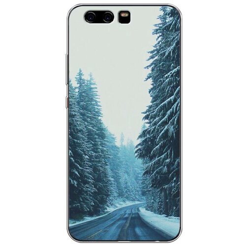 фото Силиконовый чехол "зима 9" на huawei p10 / хуавей п10 case place
