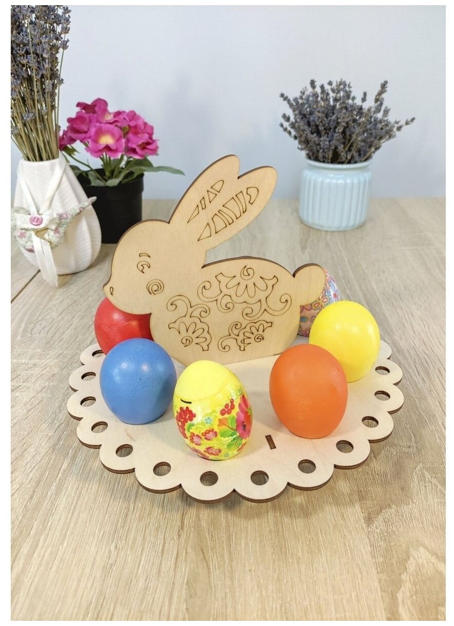 Подставка для яиц Woodcarver "Зайчик"
