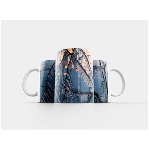 фото Кружка "сосулька, свет, зима" 320 мл lotsprints