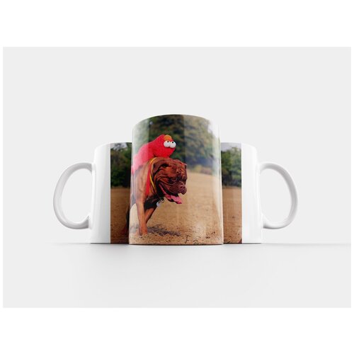 фото Кружка "бургундия, дог, собака 320 мл. белая" lotsprints