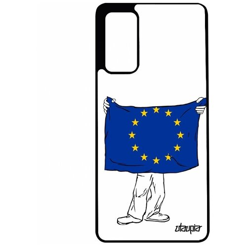 фото Чехол для телефона samsung galaxy s20fe, "флаг европы с руками" патриот страна utaupia