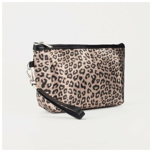 фото Косметичка на молнии, цвет коричневый нет бренда