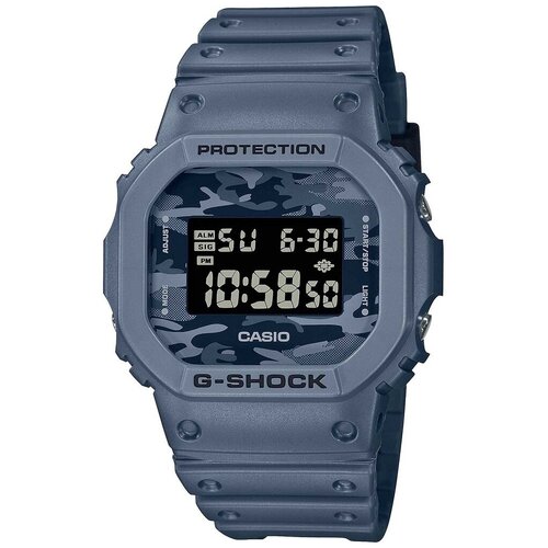 Наручные часы CASIO G-Shock, синий наручные часы casio g shock dw 5600ca 2er серый синий