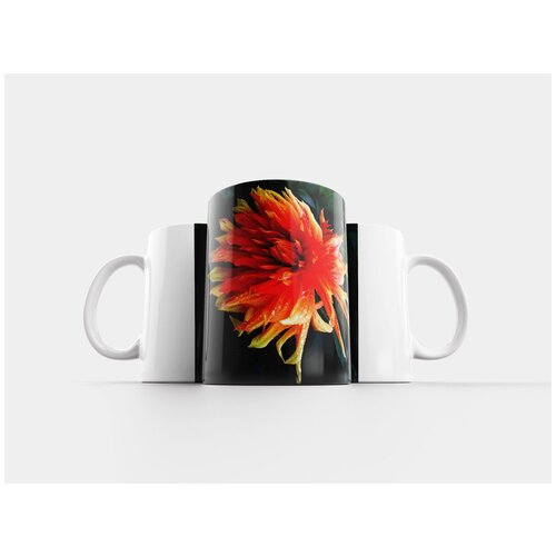 фото Кружка "красный, цвести, георгин" 320 мл lotsprints