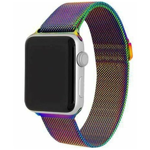 Универсальный металлический ремешок для смарт-часов Xiaomi Amazfit, Huawei, Samsung Galaxy Watch, Garmin 20 мм, хамелеон