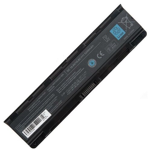 Аккумулятор АКБ для Toshiba Satellite C800, 10.8V-11.1V, 5200mAh, PA5024U-1BRS аккумуляторная батарея для ноутбука toshiba satellite c800 pa5024u 1brs 4200mah черная