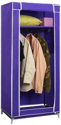 Универсальный тканевый шкаф для хранения вещей DEKO DKCL04 PURPLE, размер L, 150х70х45 см, фиолетовы