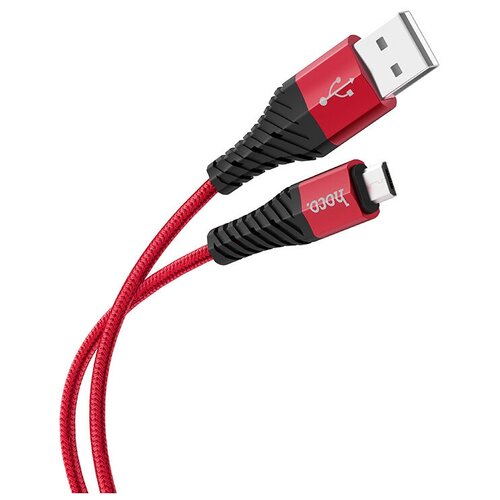 USB Hoco X38 Cool Micro 0.25м красный